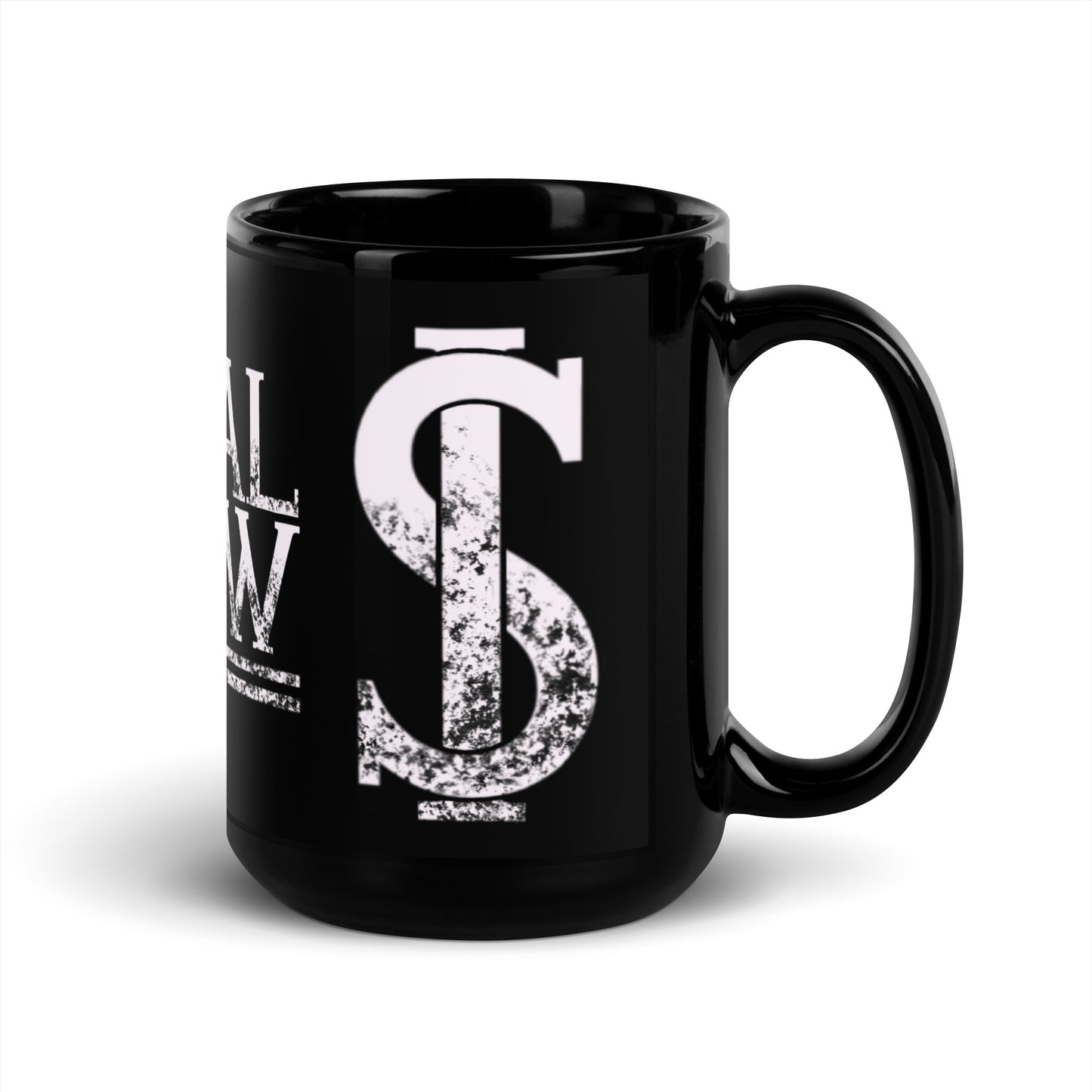 IS Black Glossy Mug